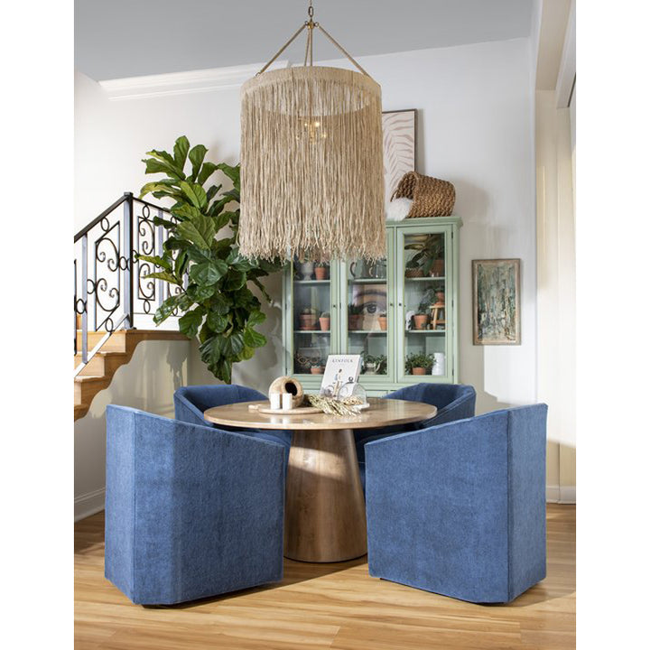 Edina Castered Arm Chair