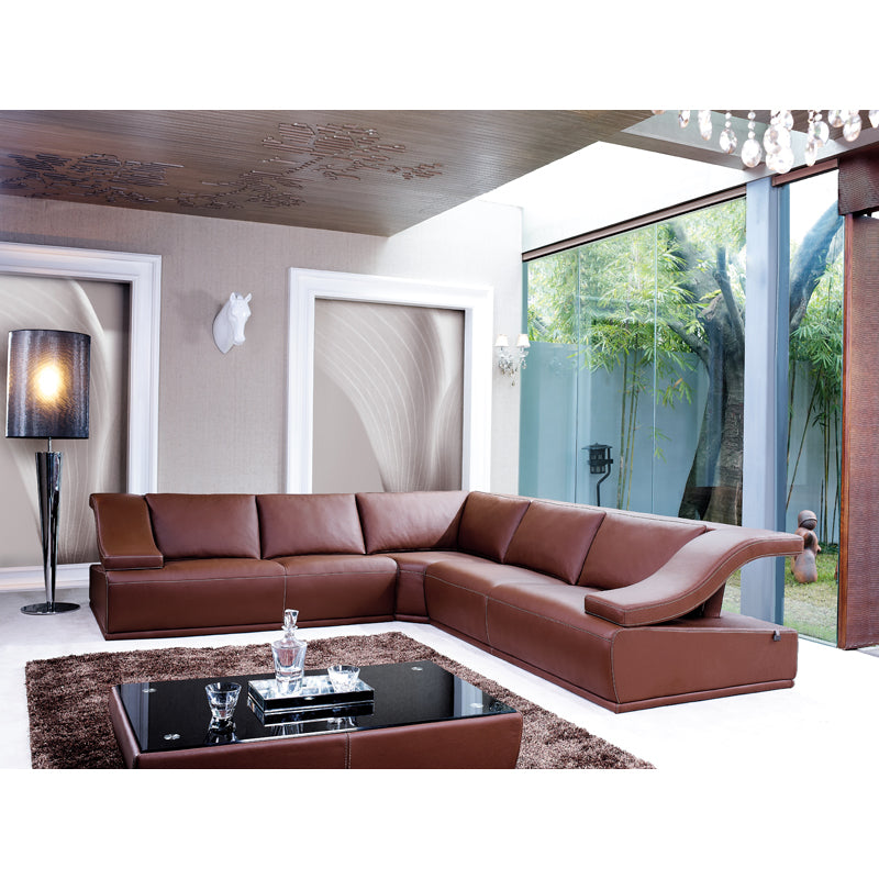 Rincine II Leather Sectional
