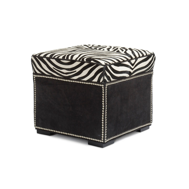 Abbey Ottoman W/Border