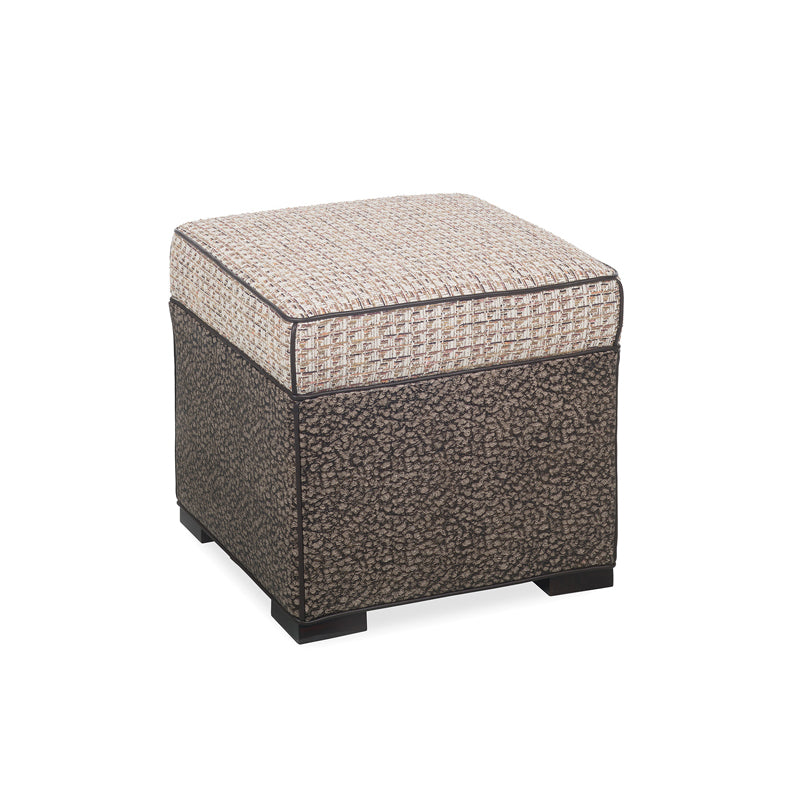 Abbey Ottoman W/Border