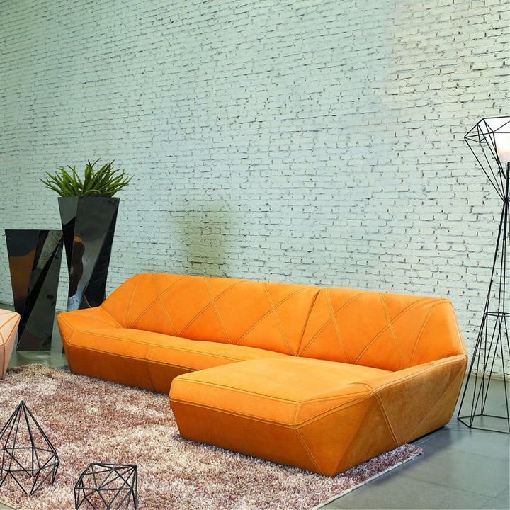 Diamante II Leather Sectional