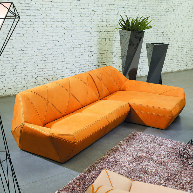 Diamante II Leather Sectional