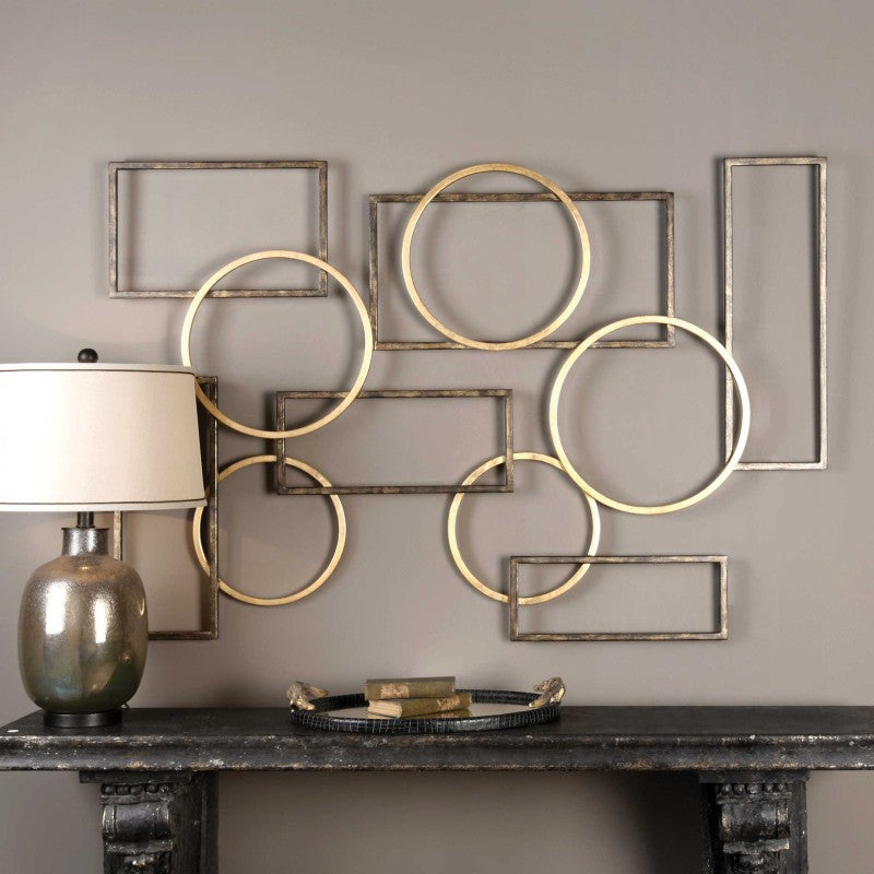 Elias - Wall Art - Bronze And Gold
