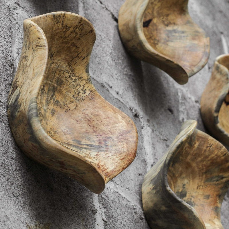 Tamarine - Wood Wall Art (Set of 3) - Light Brown