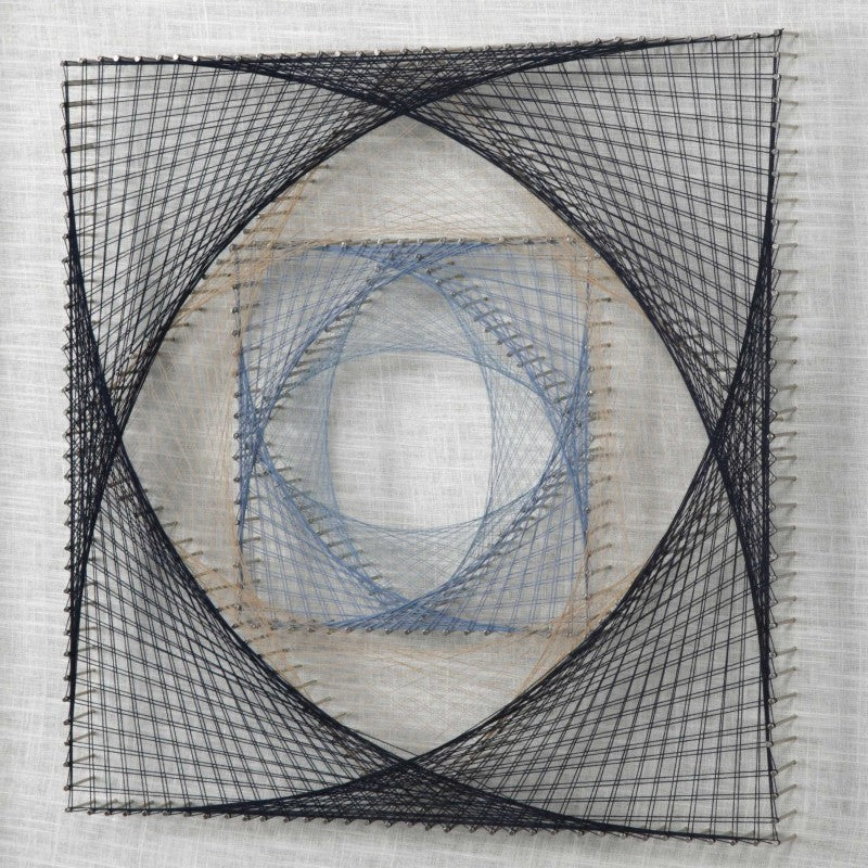 String Duet - Geometric Art (Set of 2) - Black