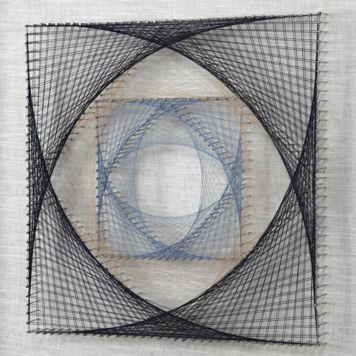 String Duet - Geometric Art (Set of 2) - Black