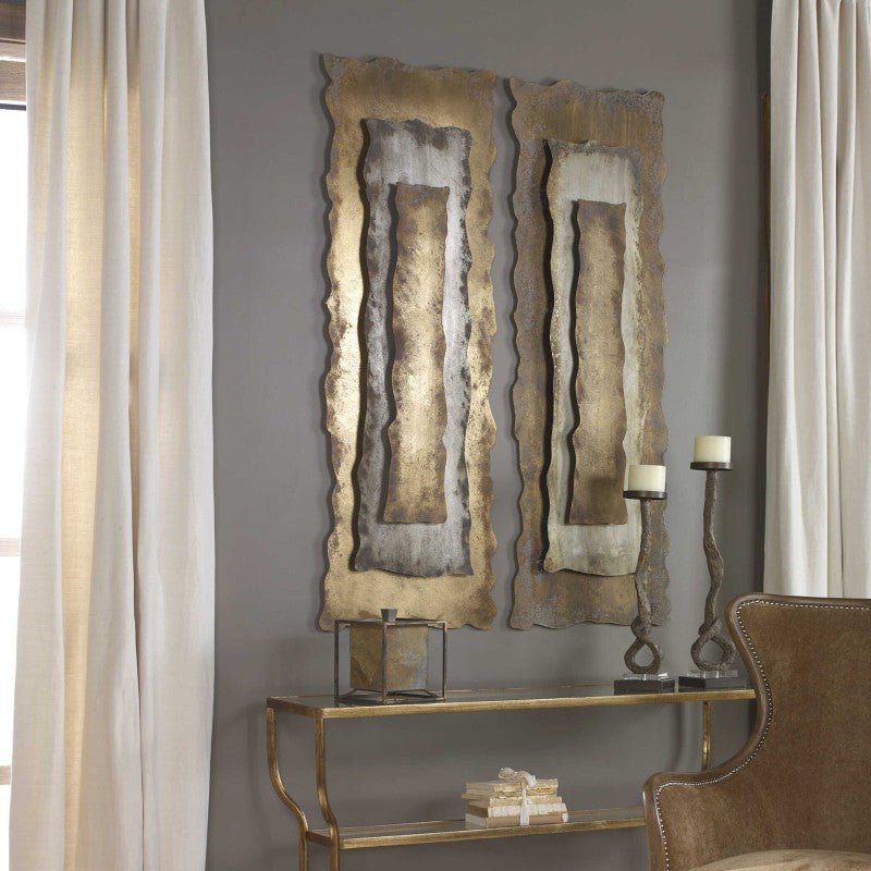 Jaymes - Oxidized Panel - Gold