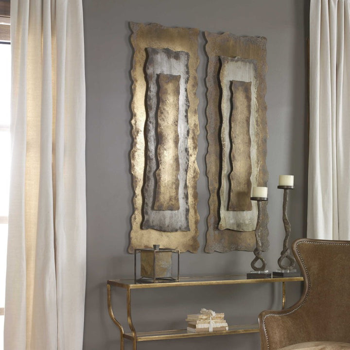 Jaymes - Oxidized Panel - Gold