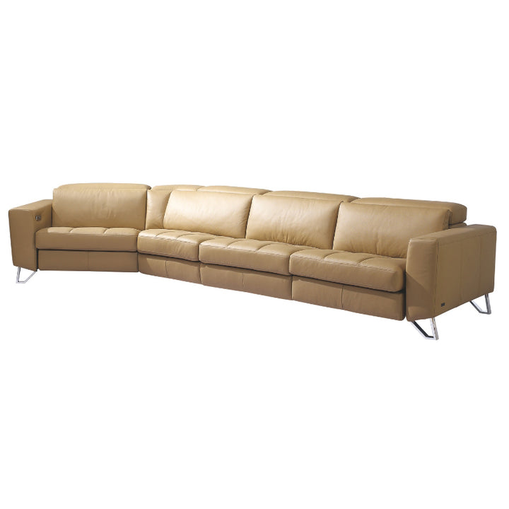Vidi I Leather Reclining Sectional