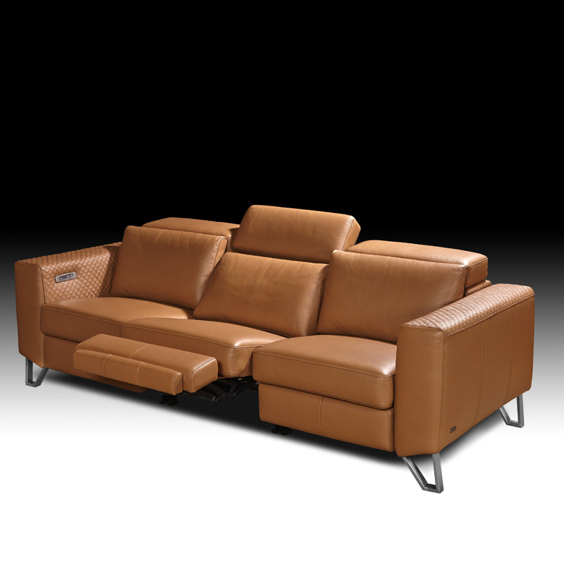 Vidi II Leather Reclining Sectional