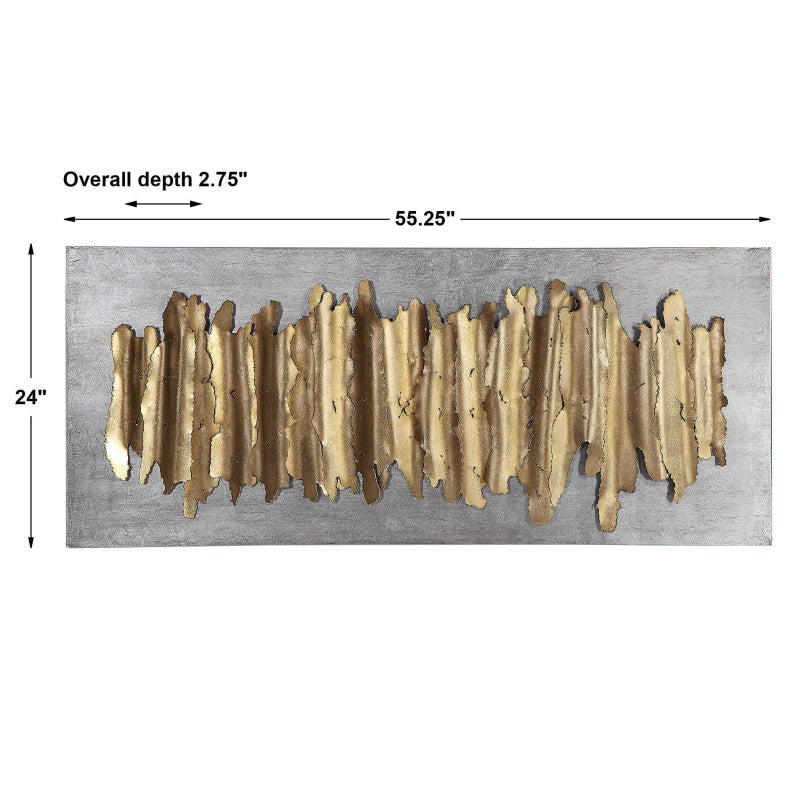 Lev - Metal Wall Decor - Gold