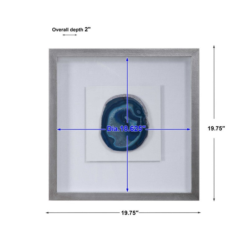 Kalia - Stone Shadow Box - Blue