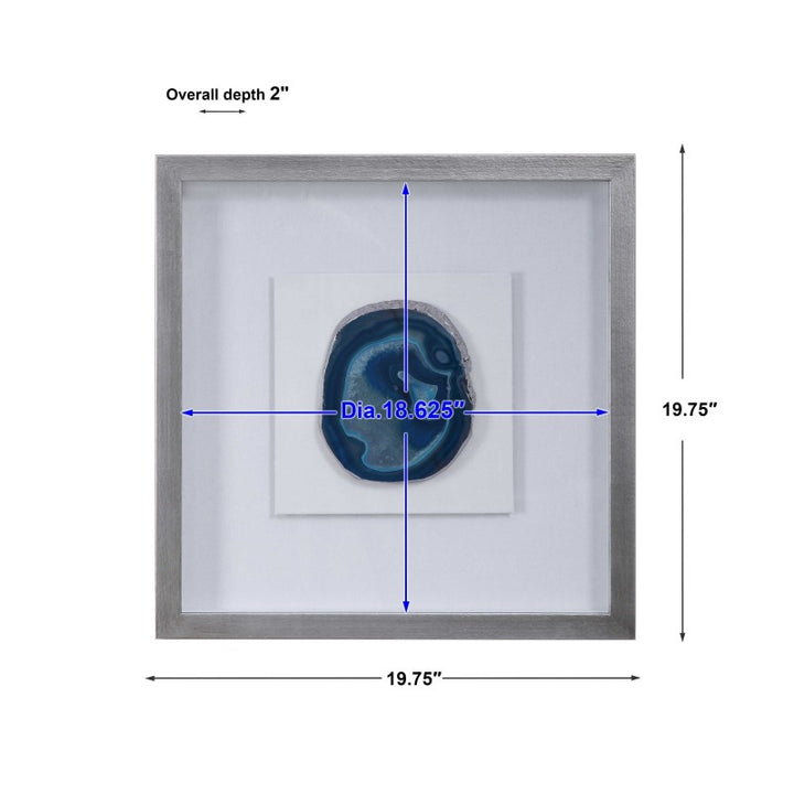 Kalia - Stone Shadow Box - Blue