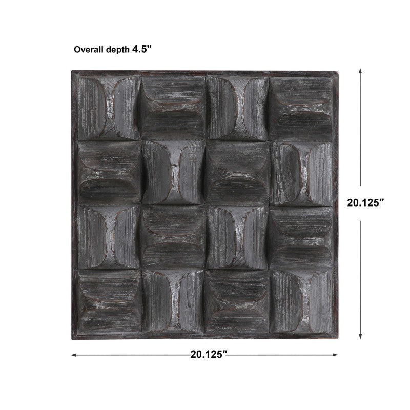 Pickford - Wood Wall Decor - Dark Gray