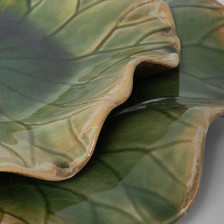 Abella - Ceramic Wall Decor (Set of 3) - Green