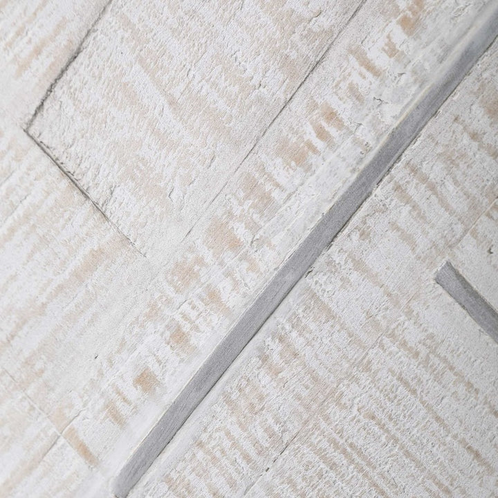 Redondo - Coastal Wood Wall Decor - Pearl Silver