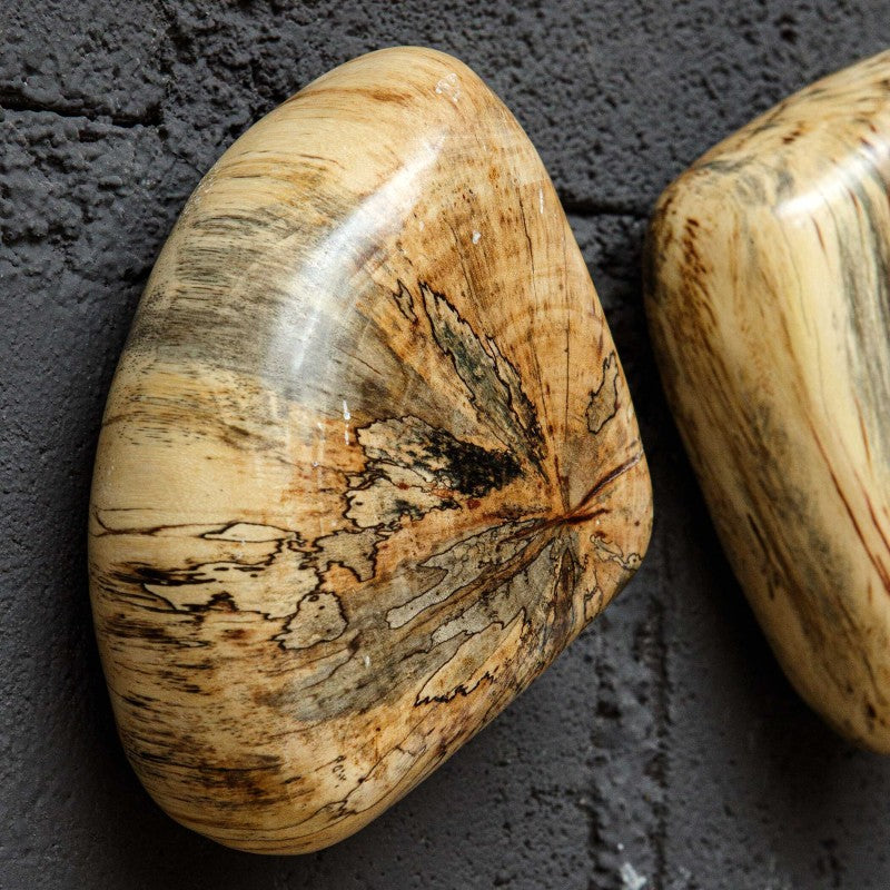 Pebbles - Blonde Wood Wall DÃ©cor (Set of 9) - Light Brown