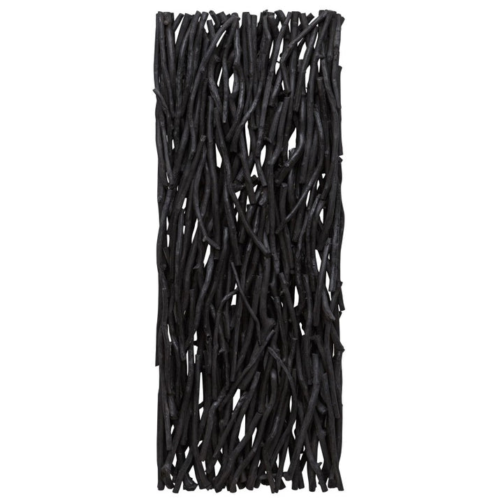 Gathered Teak - Wood Wall Decor - Black
