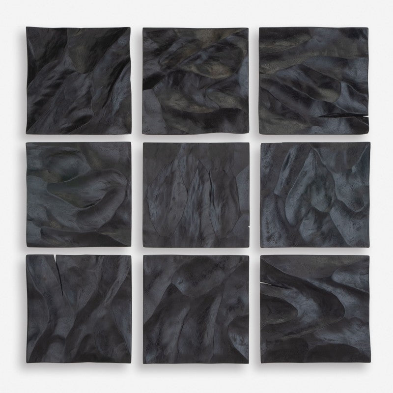 Malosi - Wood Wall Decor (Set of 9) - Black