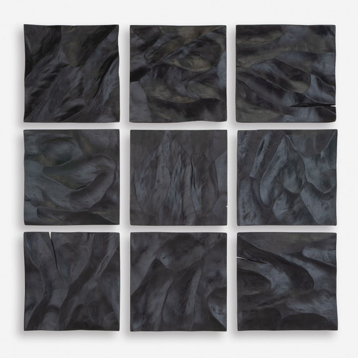 Malosi - Wood Wall Decor (Set of 9) - Black