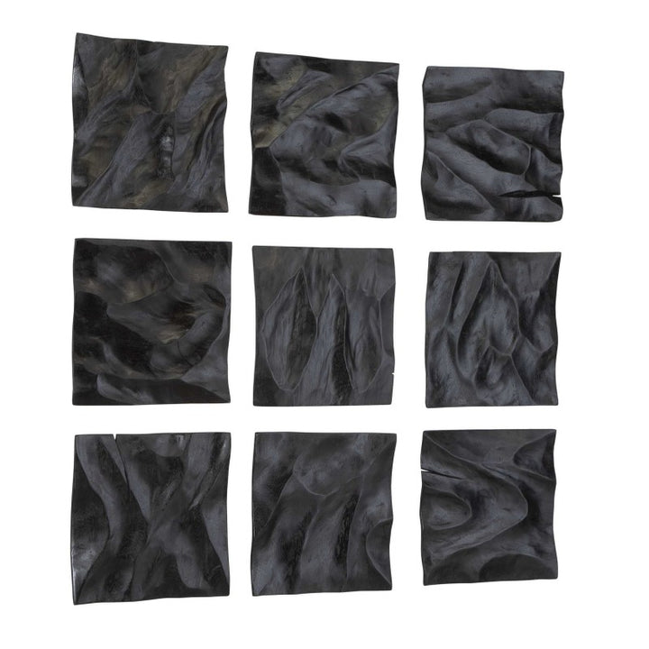 Malosi - Wood Wall Decor (Set of 9) - Black