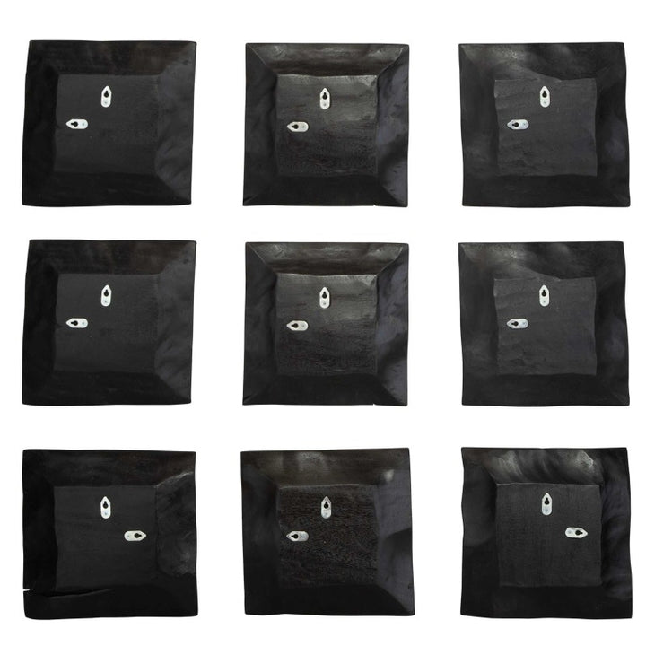Malosi - Wood Wall Decor (Set of 9) - Black