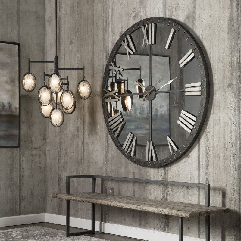Amelie - Large Wall Clock - Bronze
