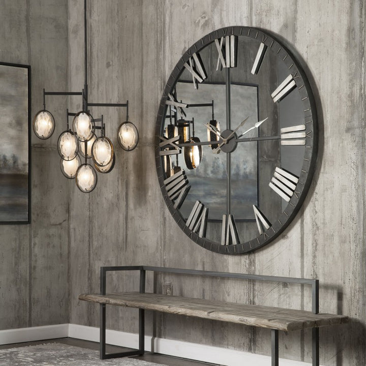 Amelie - Large Wall Clock - Bronze
