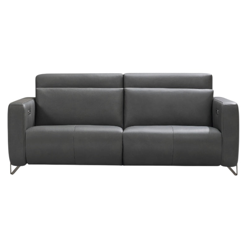 Gray sofa on a white background