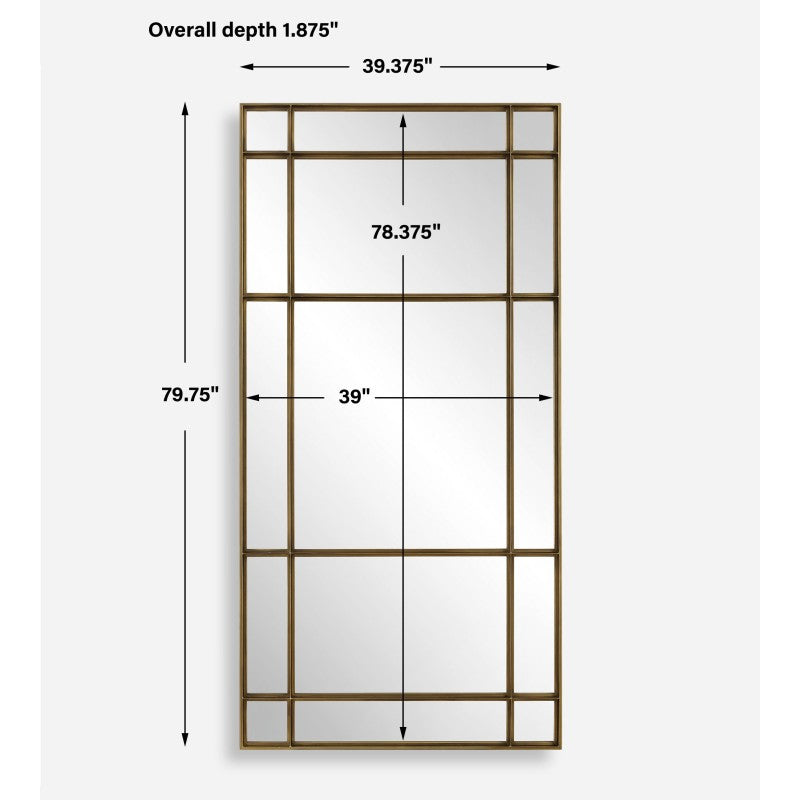 Spurgeon - Gold Window Mirror