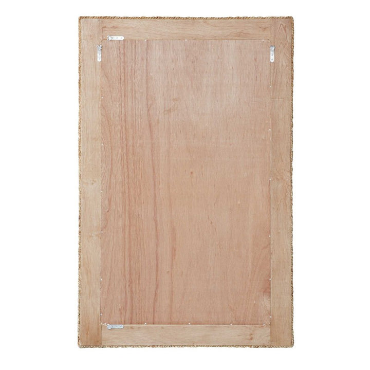 Twisted Seagrass - Large Mirror - Woodtone
