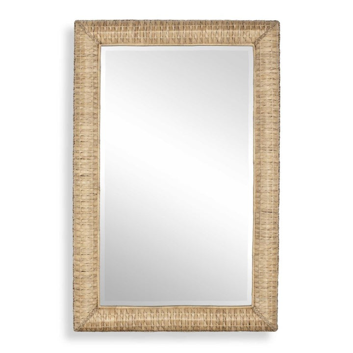 Twisted Seagrass - Large Mirror - Woodtone