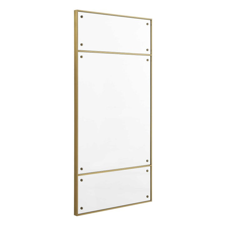 Wrenton - Rectangular Mirror - Brass