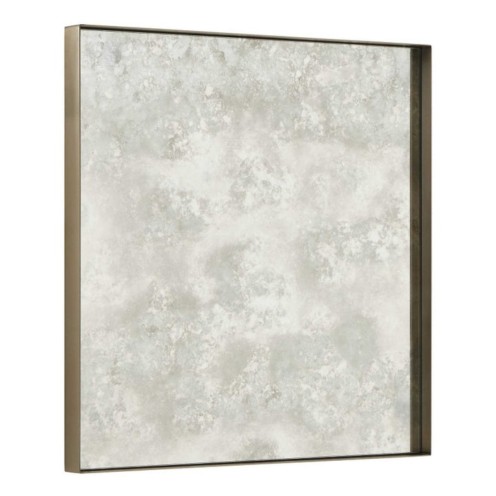 Fredric - Square Antique Mirror - Brass