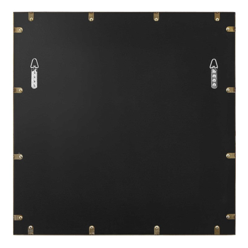 Fredric - Square Antique Mirror - Brass
