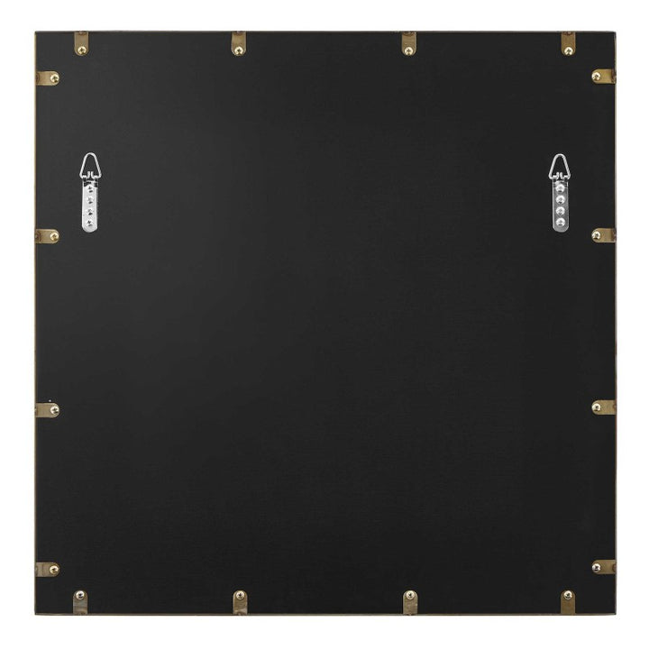 Fredric - Square Antique Mirror - Brass