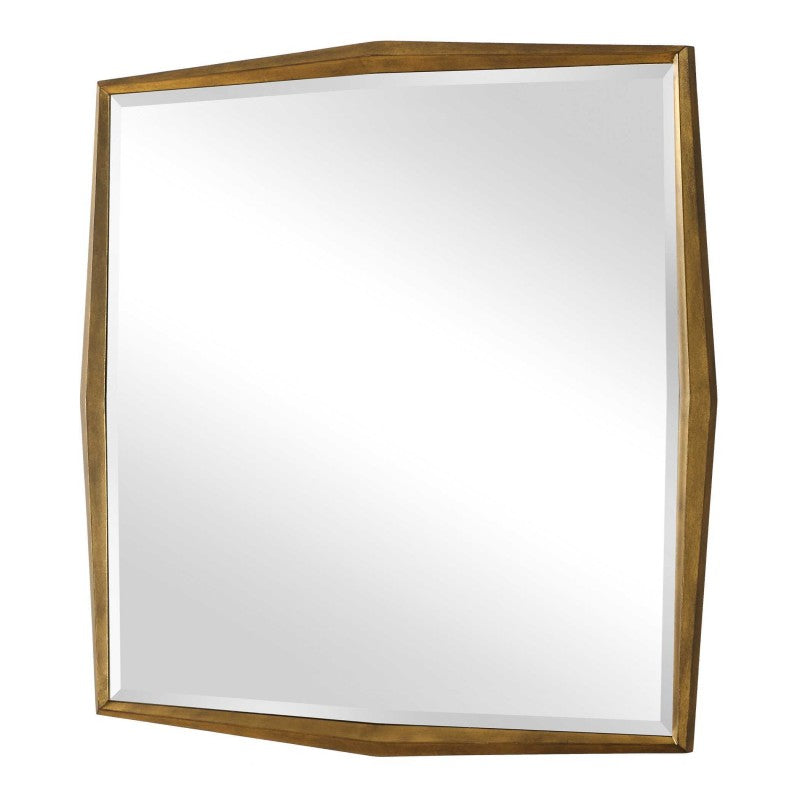 On Point - Square Mirror - Gold
