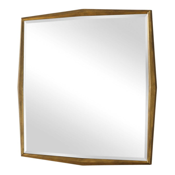 On Point - Square Mirror - Gold