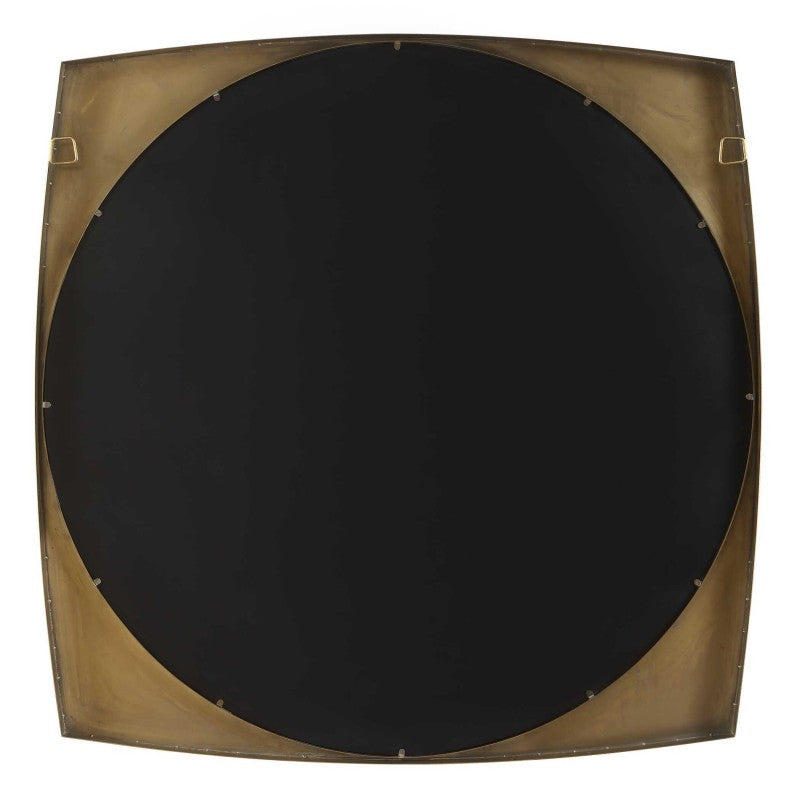 Neilia - Round Mirror - Brass