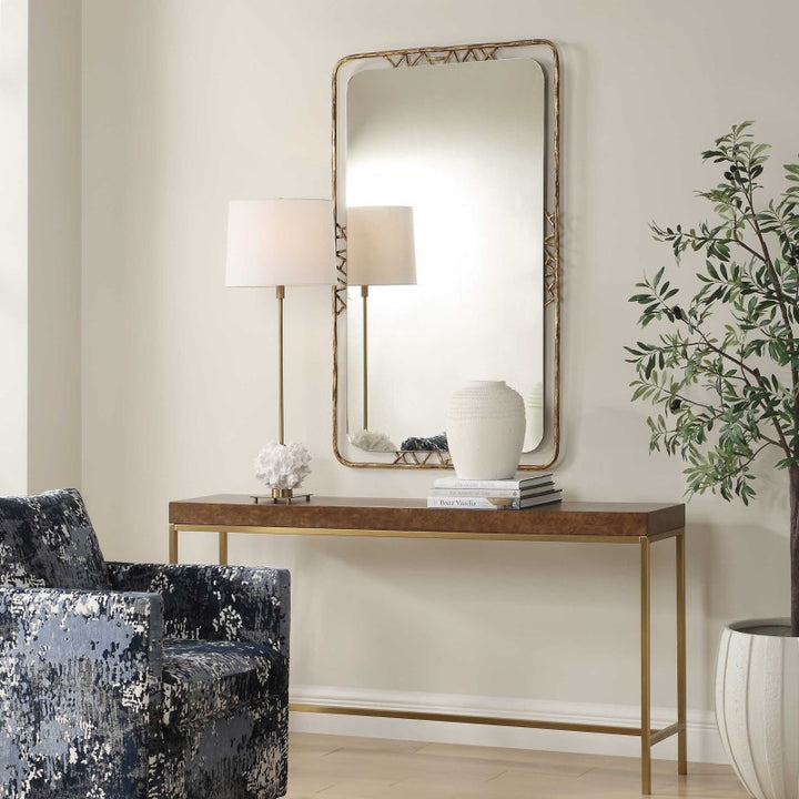 Tahoma - Mirror - Antiqued Gold