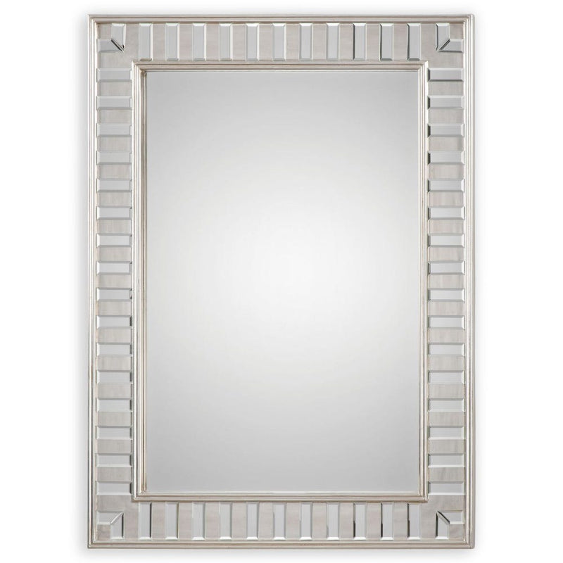 Lanester - Leaf Mirror - Silver