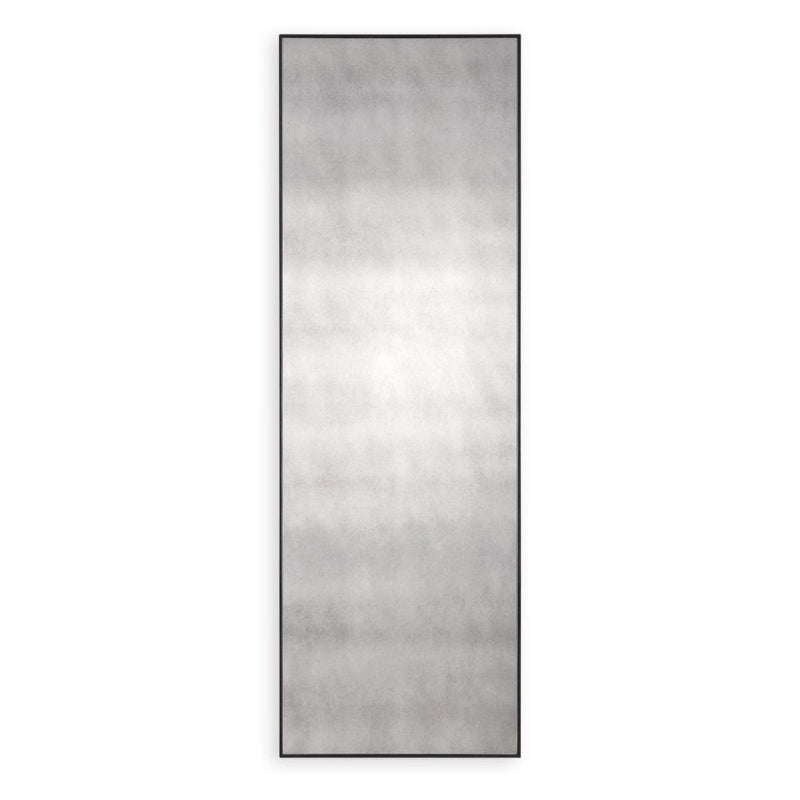 Burwell - Oversized Antiqued Mirror - Black