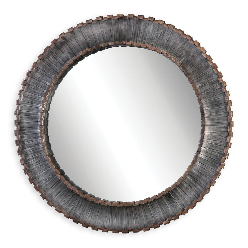 Tanaina - Round Mirror - Silver