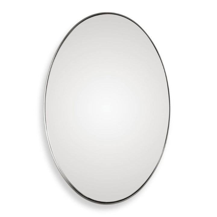 Pursley - Oval Mirror - Brushed Nickel