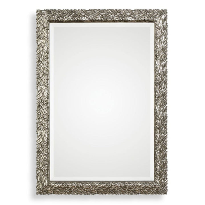 Evelina - Leaves Mirror - Silver