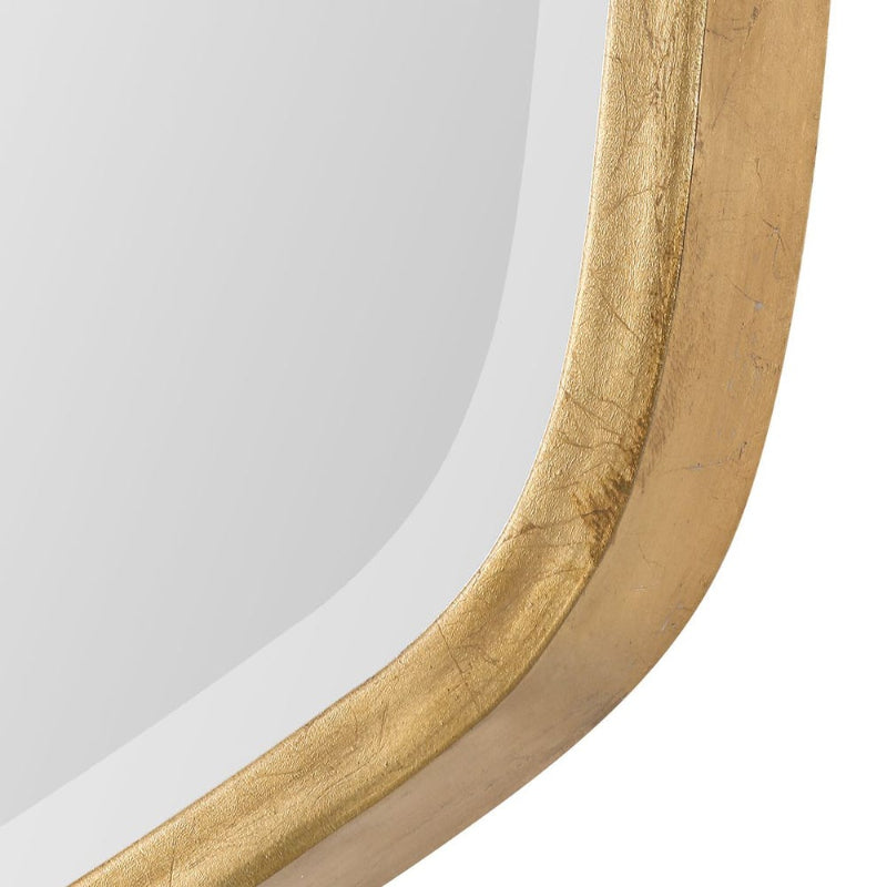 Duronia - Mirror - Antiqued Gold