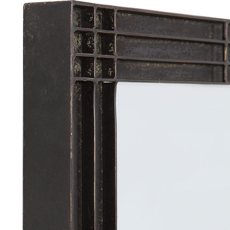 Gower - Vanity Mirror - Aged Black