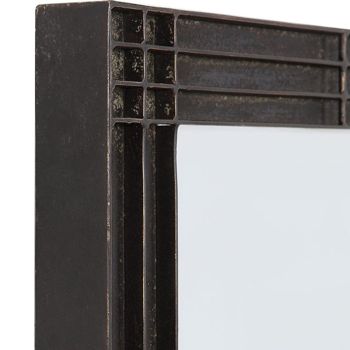 Gower - Vanity Mirror - Aged Black