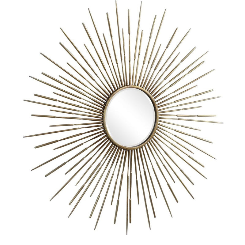 Golden - Rays Starburst Mirror - Gold