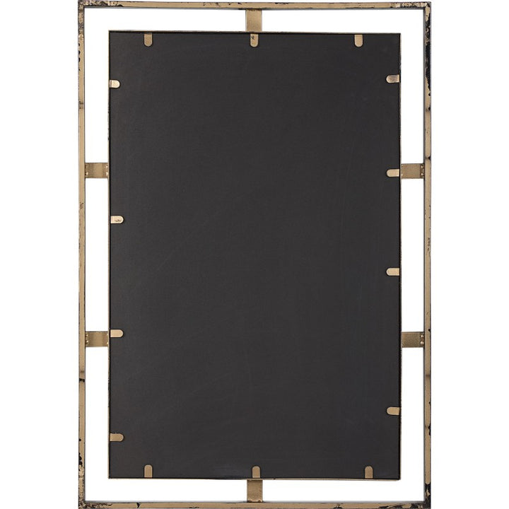 Carrizo - Rectangle Mirror - Gold & Bronze